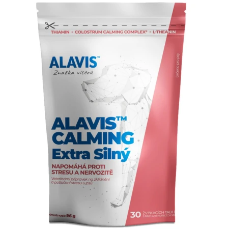 ALAVIS Calming extra silný pre psy a mačky 30 žuvacích tabliet