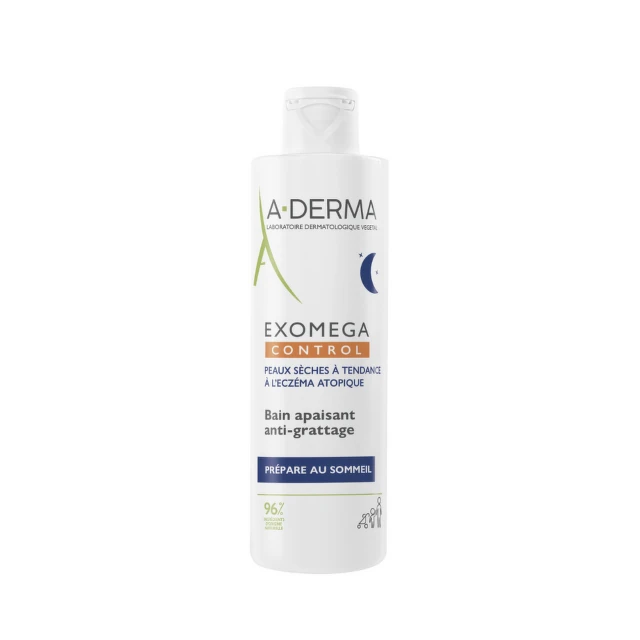 A-DERMA Exomega control upokojujúci kúpeľ proti škrabaniu 200 ml
