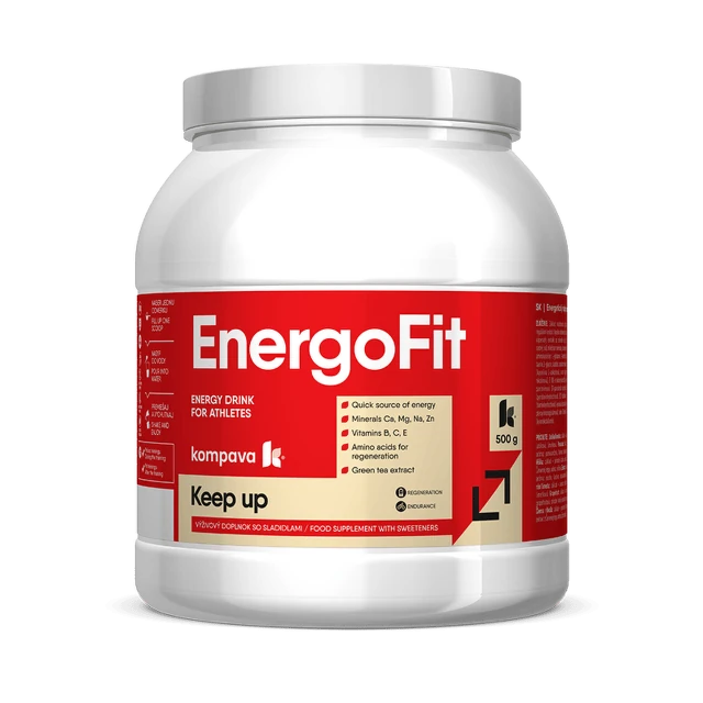 KOMPAVA Energofit prášok príchuť pomaranč 500 g