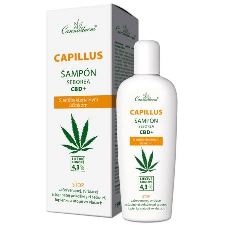 CANNADERM Capillus šampón seborea CBD+ 150 ml