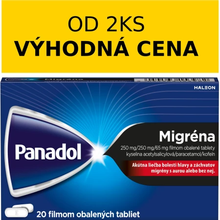 PANADOL Migréna 20 tabliet - balenie 2 ks