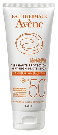 AVENE Mlieko minerálne SPF50+ 100 ml