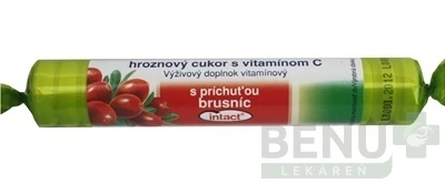 INTACT rolka HROZNOVÝ CUKOR S VIT. C 40g
