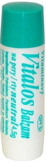 VITALOS Balzam na pery neutral SPF 5 4,5 g