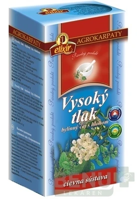 AGROKARPATY Čaj vysoký tlak s hlohom 20 x 2 g