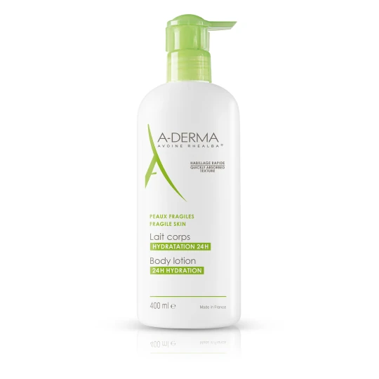 A-DERMA Hydratačné telové mlieko pre citlivú pokožku 400 ml