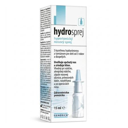 GENERICA Hydrosprej 3 % s kyselinou hyalurónovou a tymianom 15 ml