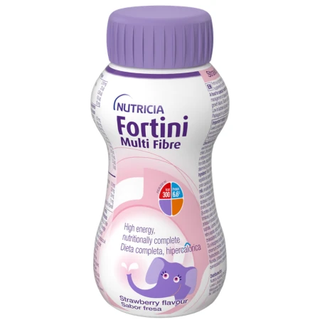 FORTINI Multi fibre pre deti jahoda 200 ml