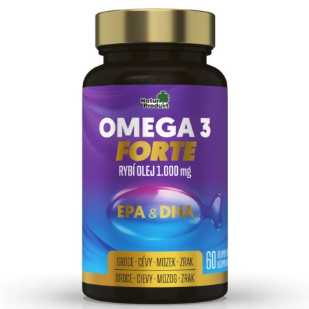 NATURPRODUKT Omega 3 Forte 60 kapsúl