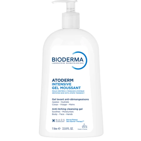 BIODERMA Atoderm intensive gel moussant upokojujúci sprchový gél 1 l