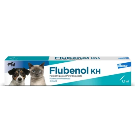FLUBENOL KH 44 mg/ml perorálna pasta pre mačky a psy 7,5 ml