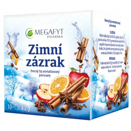 MEGAFYT Zimný zázrak ovocný čaj aromatizovaný porciovaný 20 g