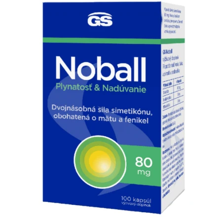 GS Noball plynatosť a nadúvanie 100 kapsúl