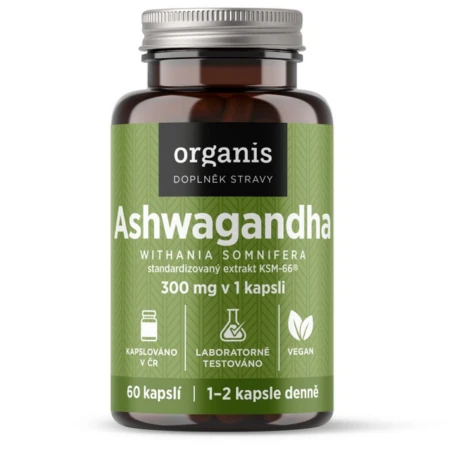 ORGANIS Ashwagandha KSM66 300 mg 60 kapsúl