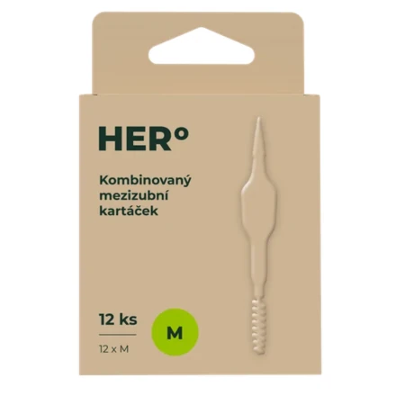 HERBADENT HERo medzizubná kefka kombinovaná M 1 x 12 ks