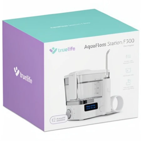 TRUELIFE Aquafloss station F300 ústna sprcha s nádržkou biela 600 ml 1 x 1 ks