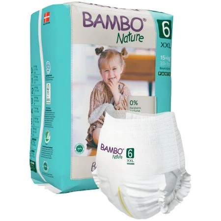 BAMBO PANTS 6 (15+ kg) plienkové nohavičky navliekacie 1x18 ks