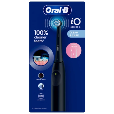 ORAL-B iO Series 2 Čierna elektrická zubná kefka 1 ks