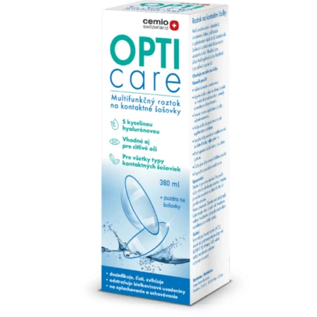 CEMIO OPTIcare roztok na kontaktné šošovky 380 ml