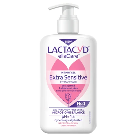 LACTACYD Extra sensitive intímny gél neparfumovaný 200 ml