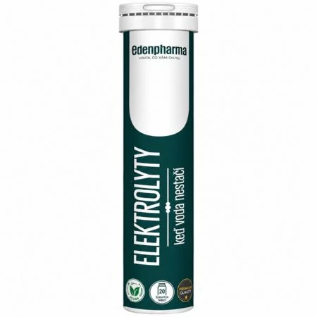 EDENPharma ELEKTROLYTY šumivé tablety príchuť pomaranč 20 ks
