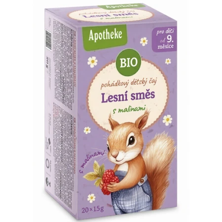 APOTHEKE Rozprávka lesná zmes s malinami BIO 20 x 1,5 g