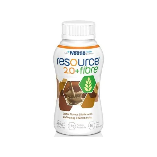 RESOURCE 2,0+ Fibre čokoládová príchuť 4 x 200ml