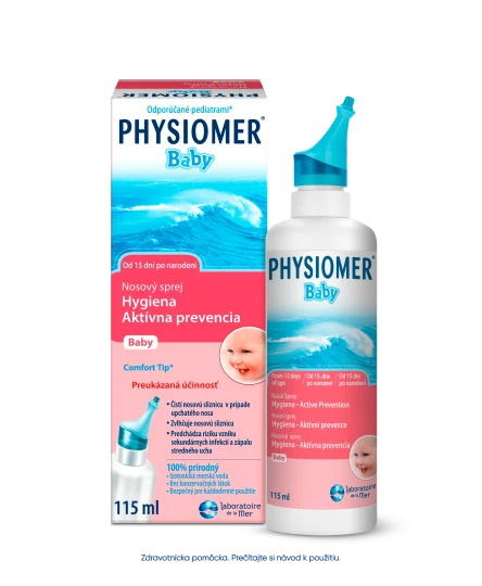 PHYSIOMER Baby nosový sprej izotonický 115 ml