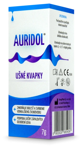 AURIDOL ušné kvapky 7 ml