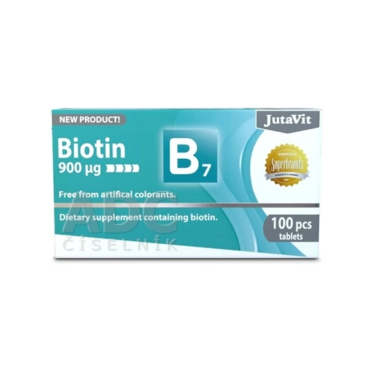 JUTAVIT Biotín 900 µg 100 tabliet