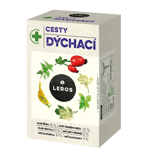 LEROS Dýchacie cesty 20 x 1,5 g