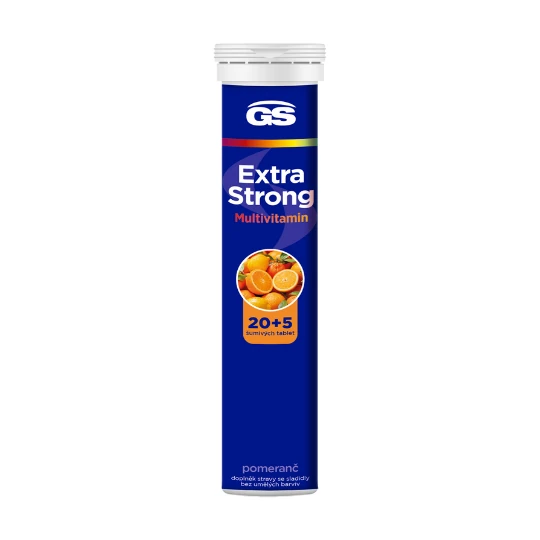 GS Extra strong multivitamín pomaranč 25 tabliet
