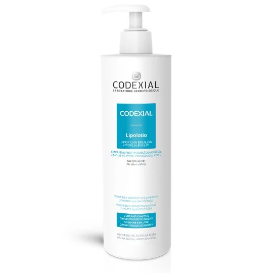CODEXIAL Lipolotio lipofilná emulzia s pumpičkou 400 ml