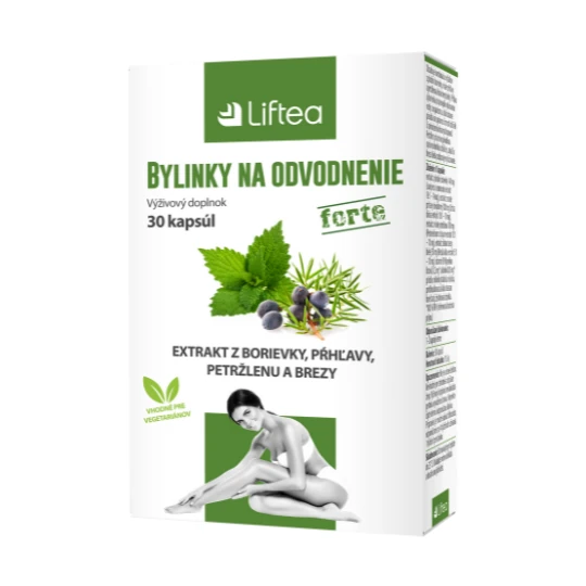 LIFTEA Bylinky na odvodnenie forte 30 kapsúl