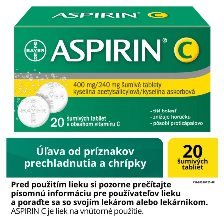 ASPIRIN-C 20 šumivých tabliet