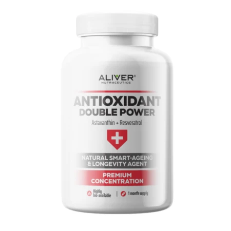 ALIVER Antioxidant double power 60 kapsúl