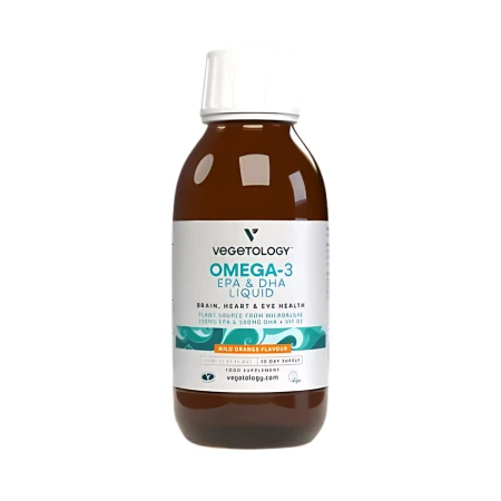 VEGETOLOGY Omega-3 liquid pomarančová príchuť 150 ml