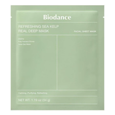 BIODANCE Refreshing sea kelp real deep maska na tvár 1 ks