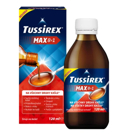 TUSSIREX Max 8v1 sirup 120 ml