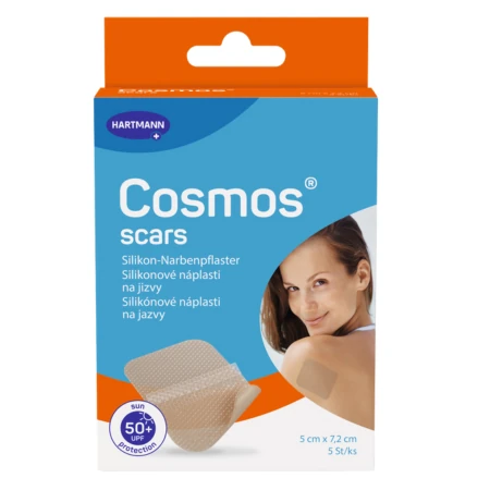 COSMOS Scars náplasť na jazvy s UV faktorom 5 ks
