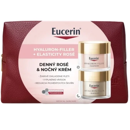 EUCERIN HYALURON-FILL.+ELAST.ROSÉ Kazeta denný krém rosé SPF30 + nočný krém 50 ml 1 x1 set