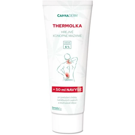 CANNADERM Thermolka hrejivé konopné mazanie 250 ml