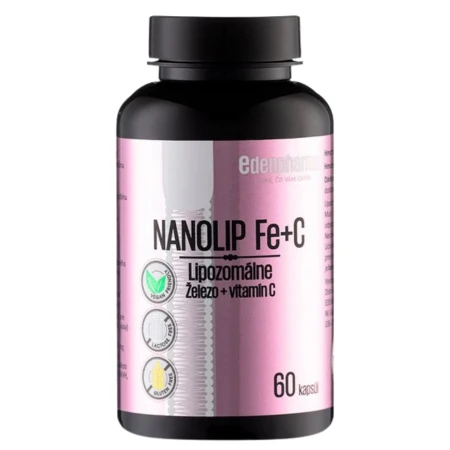EDENPHARMA NANOLIP Fe + C 60 kapsúl