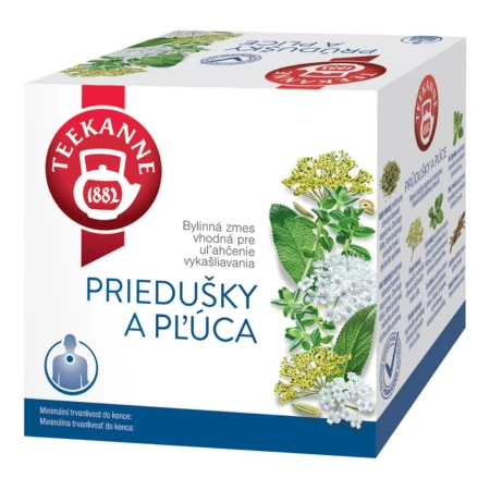 TEEKANNE Priedušky a pľúca bylinná zmes 10 x 2 g