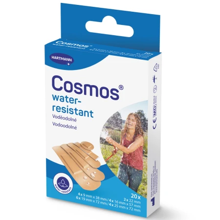COSMOS Water-resistant vodeodolná náplasť na rany inov. 2025 1 x 20 ks