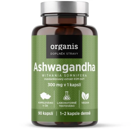 ORGANIS Ashwagandha KSM-66 300 mg 90 kapsúl