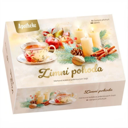 APOTHEKE Zimná pohoda kolekcia prémiových čajov 1 x 48 ks