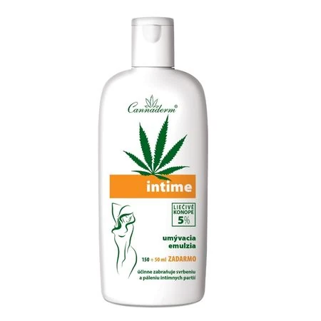 CANNADERM Intime umývacia emulzia 150 ml + 50 ml ZADARMO