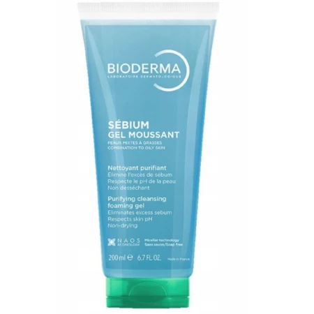 BIODERMA Sébium moussant čistiaci penivý gél v tube inov.2025 200 ml