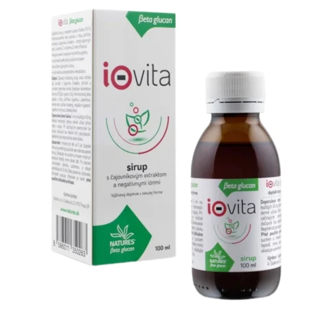 NATURES Iovita sirup s čajovníkovým extraktom a negatívnymi iónmi 100 ml